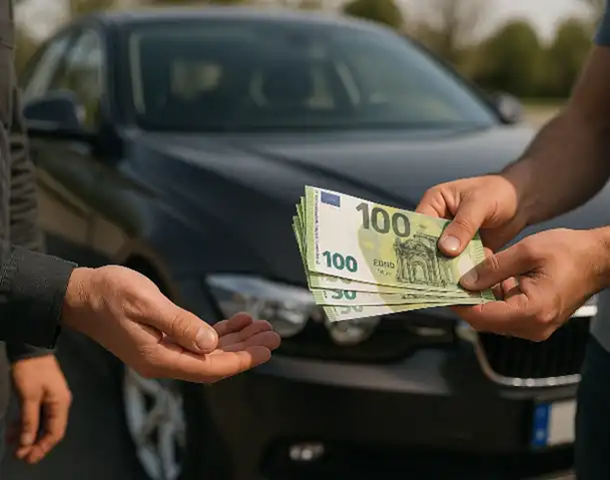 Barkauf beim Autoankauf in Brühl bietet eine sofortige Auszahlung für Ihr Fahrzeug.
